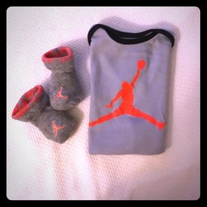 Jordan onesie with booties